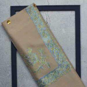 شال صوف فل تورمة رجالي بنقشة يدوية فاخرة من شازار