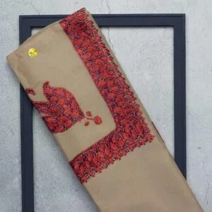 شال صوف فل تورمة رجالي بنقشة يدوية فاخرة من شازار