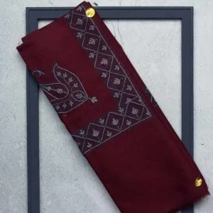 شال صوف تورمة رجالي بنقشة مكينة فاخرة من شازار