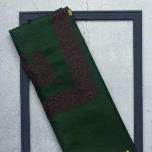 شال صوف تورمة رجالي بنقشة مكينة فاخرة من شازار