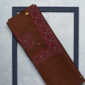 شال صوف تورمة رجالي بنقشة مكينة فاخرة من شازار