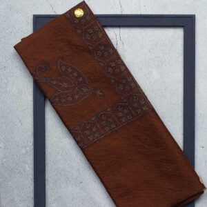 شال صوف تورمة رجالي بنقشة مكينة فاخرة من شازار