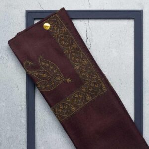 شال صوف تورمة رجالي بنقشة مكينة فاخرة من شازار