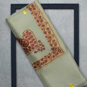 شال صوف تورمة رويال رجالي بنقشة يدوية فاخرة من شازار