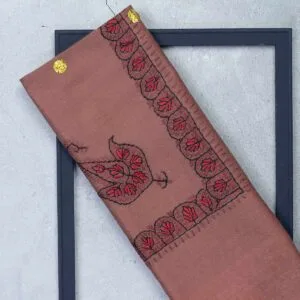 شال صوف تورمة رجالي بنقشة يدوية فاخرة من شازار