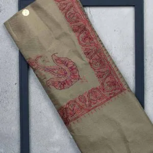 شال صوف تورمة رجالي بنقشة يدوية فاخرة من شازار