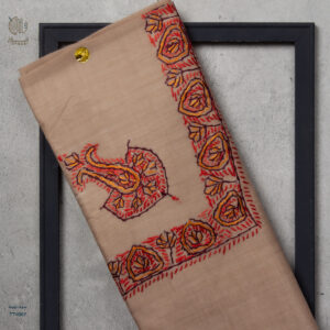 شال صوف تورمة رجالي بنقشة يدوية فاخرة من شازار