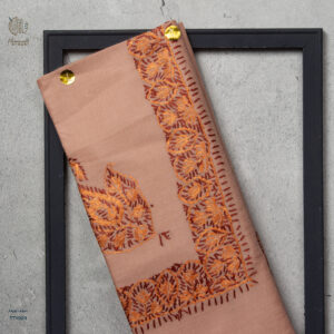 شال صوف تورمة رجالي بنقشة يدوية فاخرة من شازار