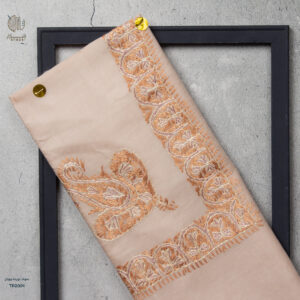 شال صوف تورمة رويال رجالي بنقشة يدوية فاخرة من شازار