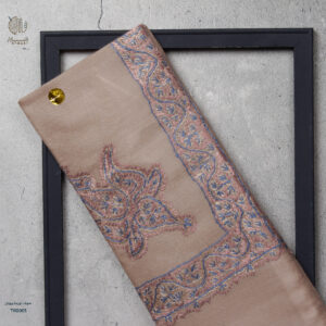 شال صوف تورمة رويال رجالي بنقشة يدوية فاخرة من شازار