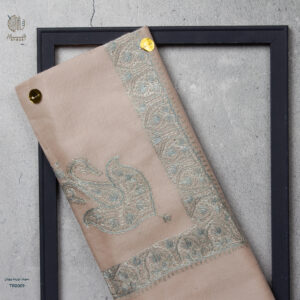 شال صوف تورمة رويال رجالي بنقشة يدوية فاخرة من شازار