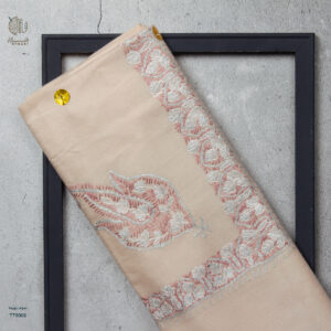 شال صوف تورمة رجالي بنقشة يدوية فاخرة من شازار