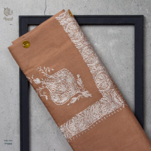 شال صوف تورمة رجالي بنقشة يدوية فاخرة من شازار