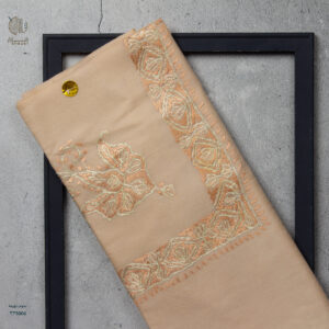 شال صوف تورمة رجالي بنقشة يدوية فاخرة من شازار