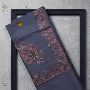 شال صوف تورمة رجالي بنقشة يدوية فاخرة من شازار