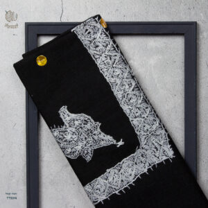 شال صوف تورمة رجالي بنقشة يدوية فاخرة من شازار